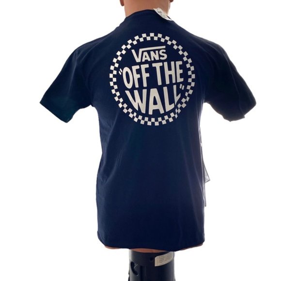 VANS Men's Forwarding OTW Navy T-Shirt Crew Neck Short Sleeve VN0A4OG2NVY - Picture 2 of 5